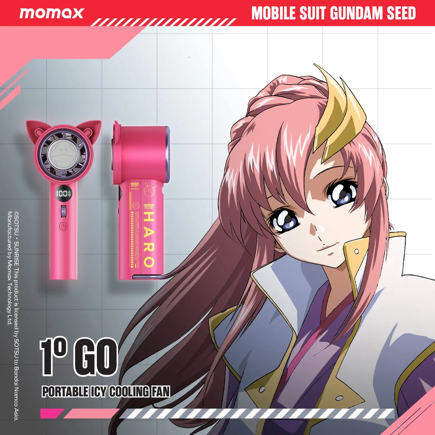 1°Go Portable Handheld High Speed Fan With Icy Cooling Plate - Limited Edition