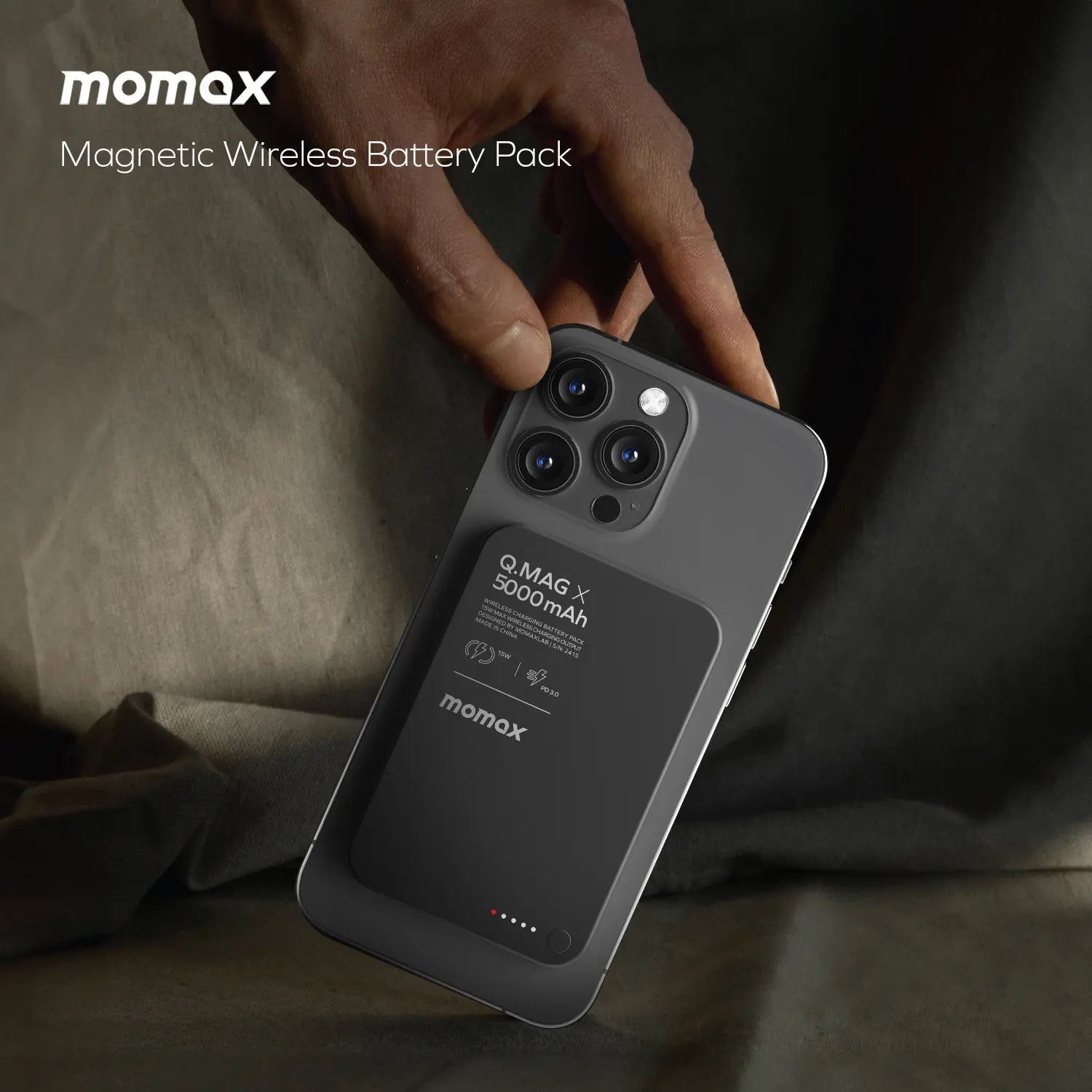 Q.Mag X Magnetic Wireless Power Bank 5000mAh - Gen 2