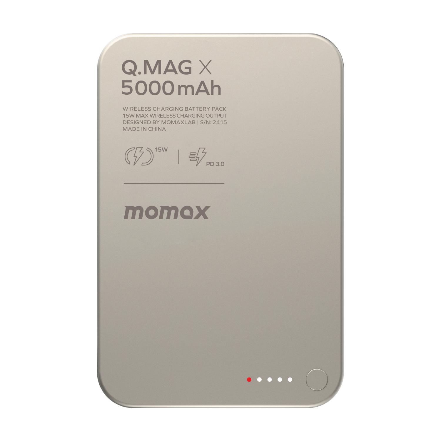 Q.Mag X Magnetic Wireless Power Bank 5000mAh - Gen 2