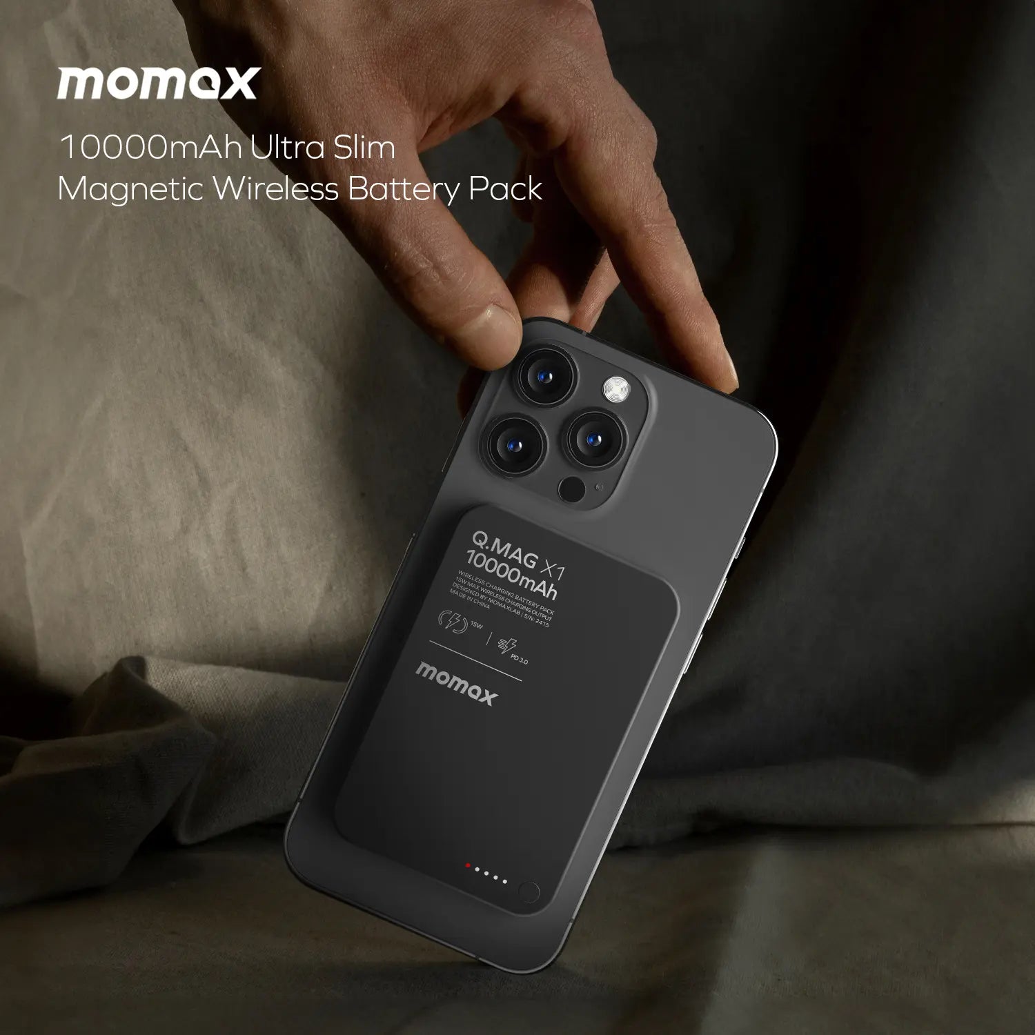 Q.Mag X1 Magnetic Wireless Power Bank 10000mAh - Gen 2