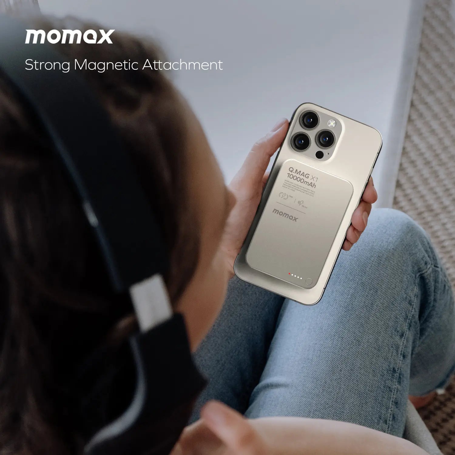 Q.Mag X1 Magnetic Wireless Power Bank 10000mAh - Gen 2
