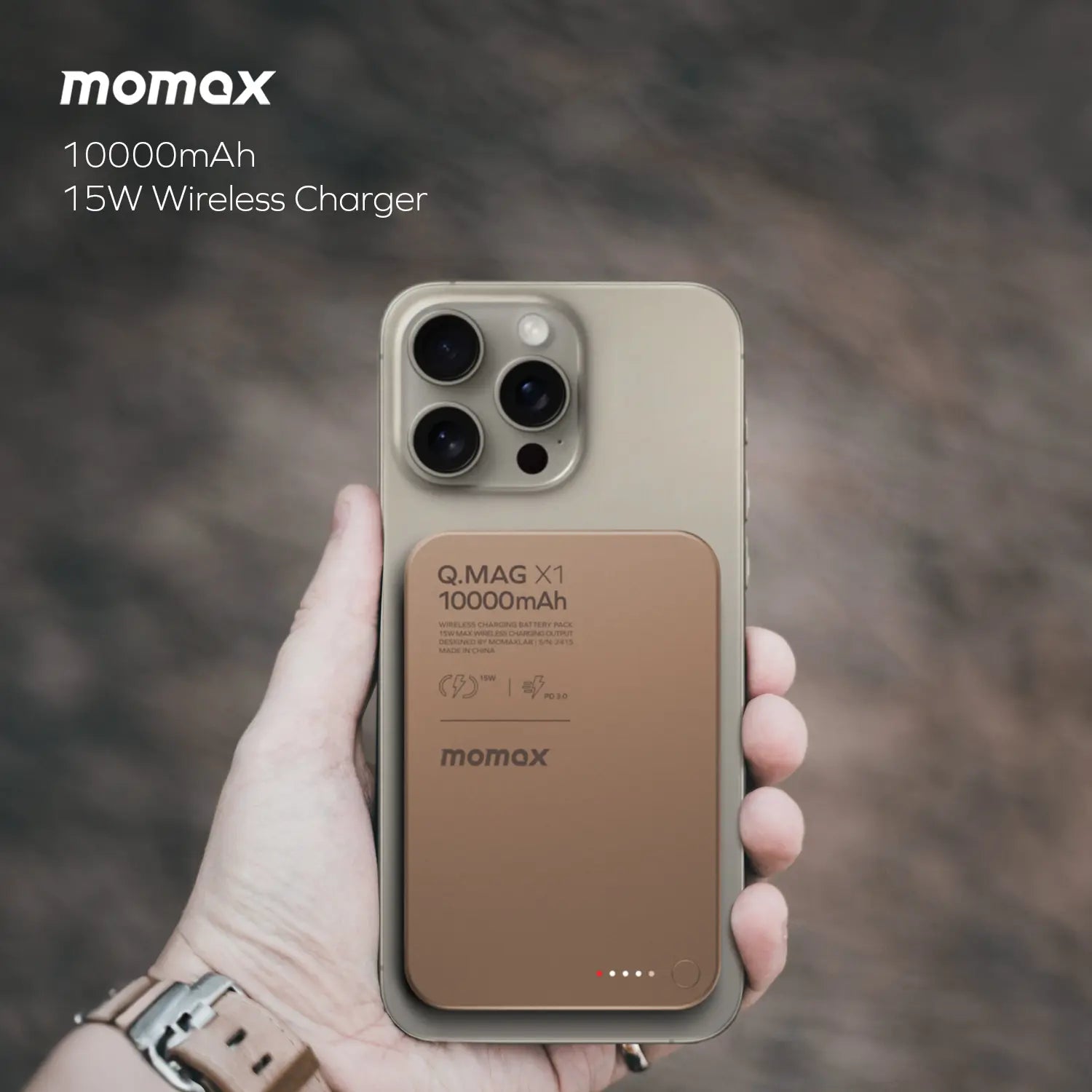 Q.Mag X1 Magnetic Wireless Power Bank 10000mAh - Gen 2