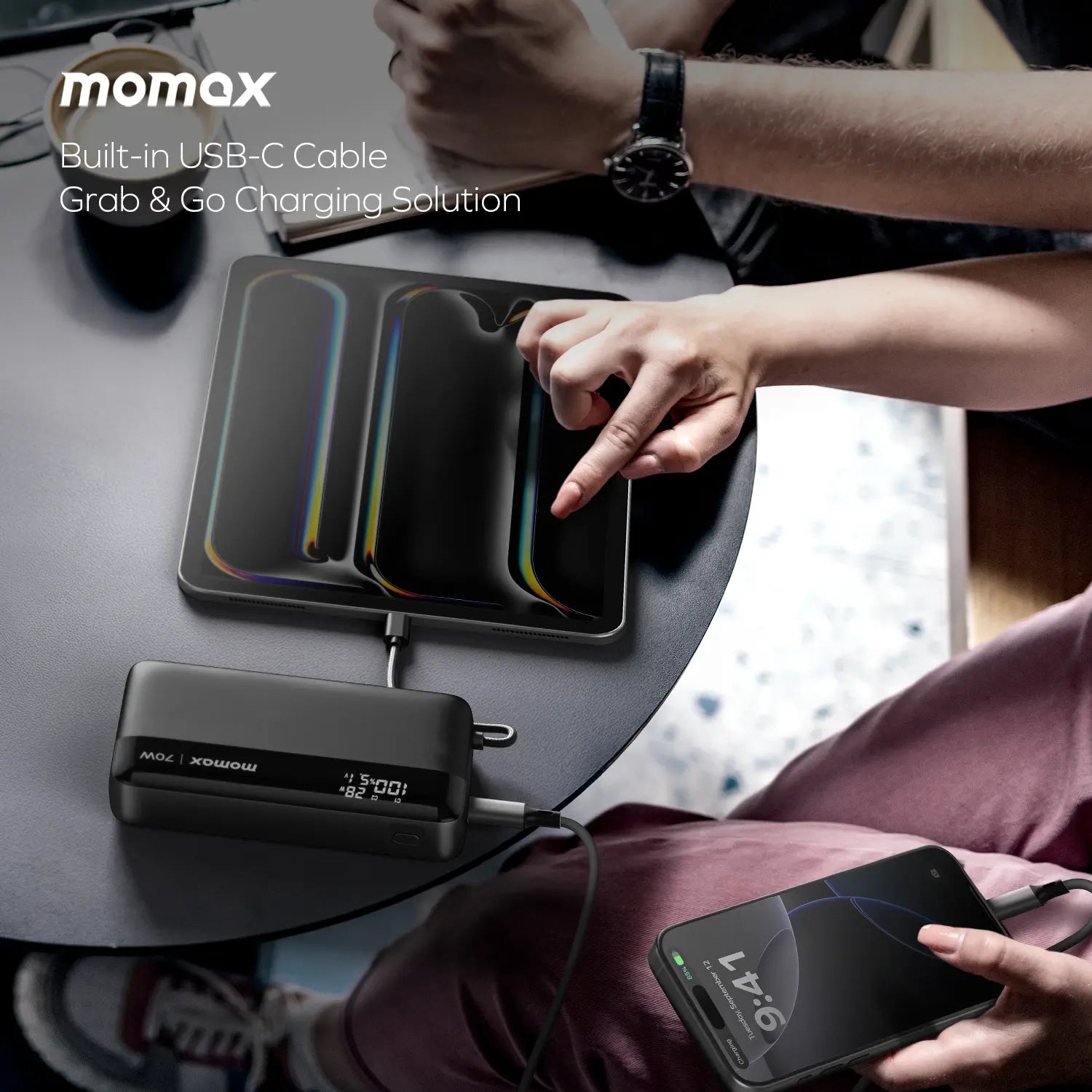 1-Power Ultra+ Power Bank 70W 20000mAh