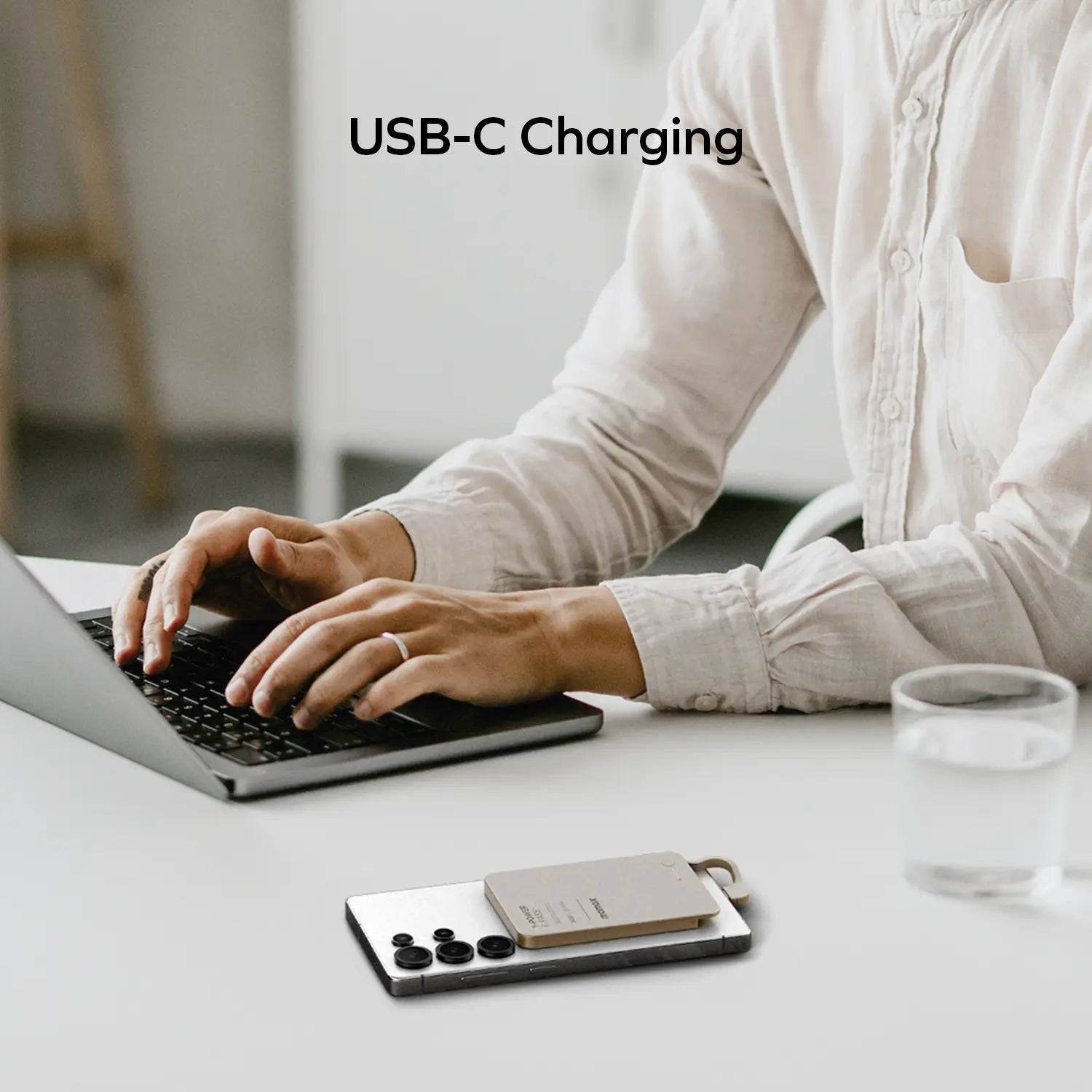 1-Power F.Pass⁺ 3000mAh Magnetic Battery Pack with Built-in Cable