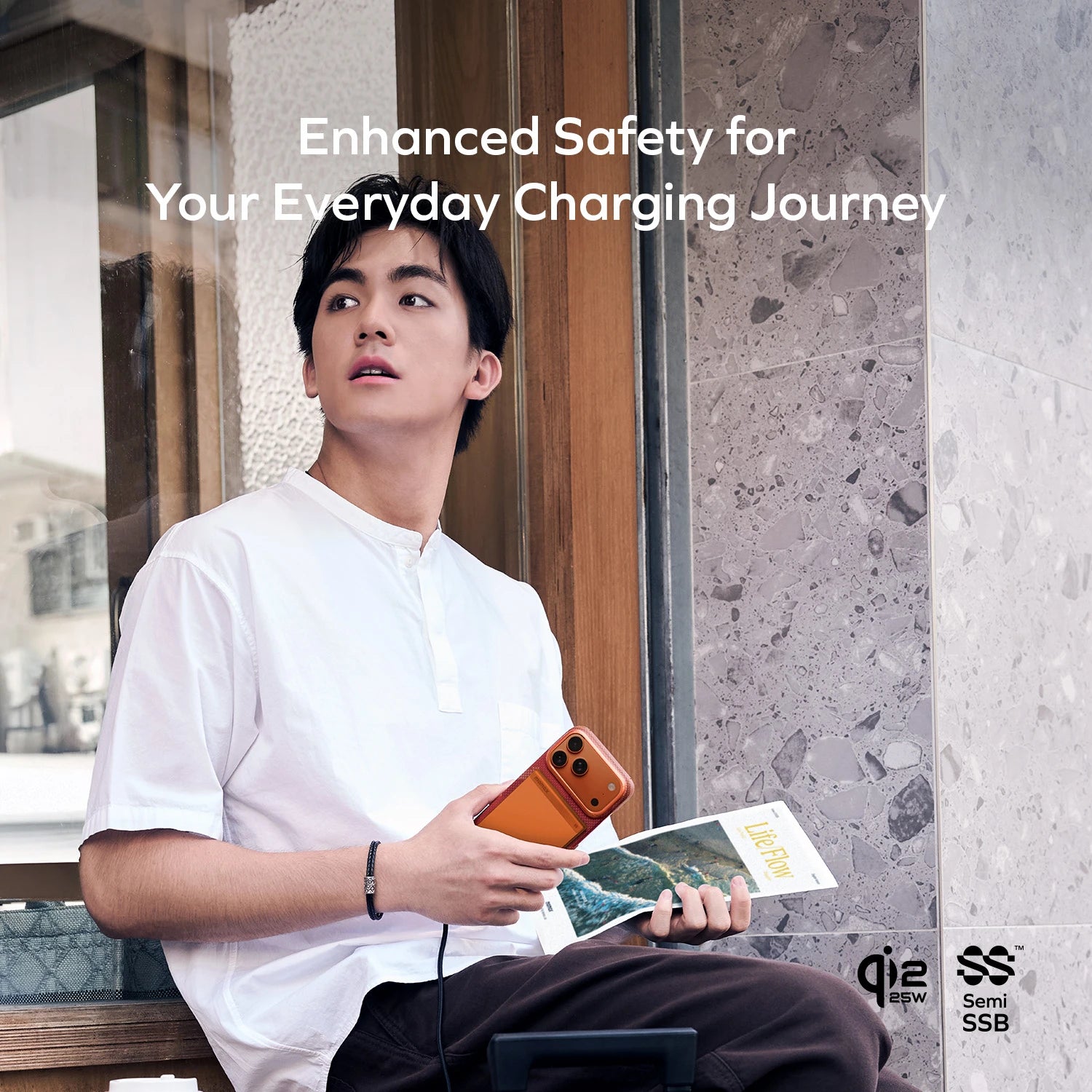 1-Power S.Pass² 10000mAh Semi SSB Magnetic Wireless Battery Pack (CCC)