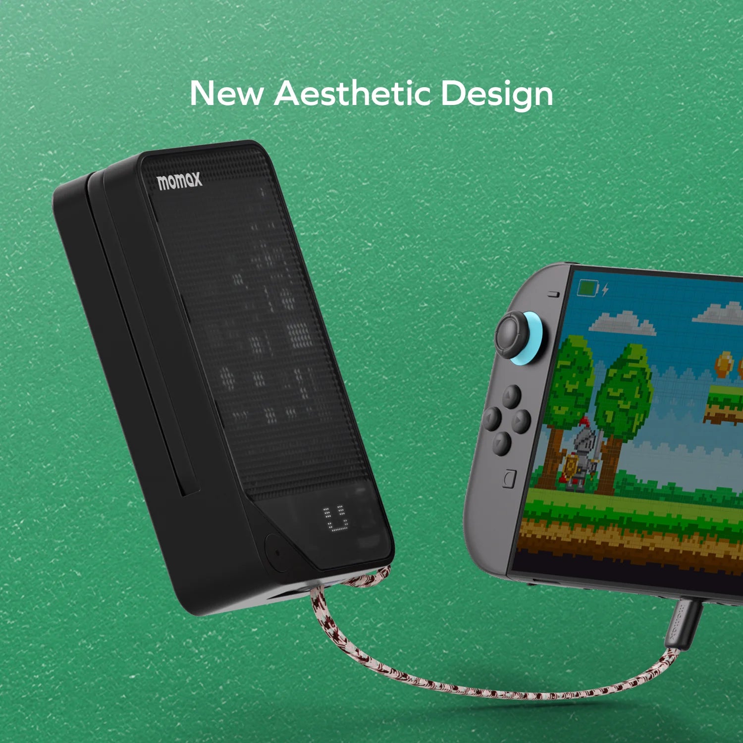 1-Power X⁺ 20000mAh Battery Pack with Dual Built-in USB-C Cable