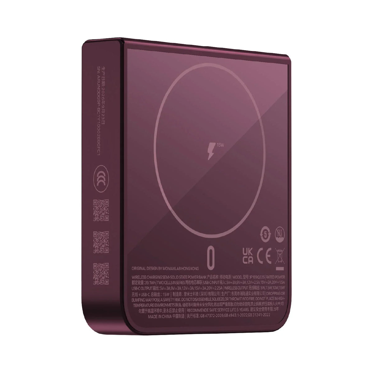 1-Power S.Pass Slate 10000mAh Magnetic Wireless Semi-SSB Power Bank