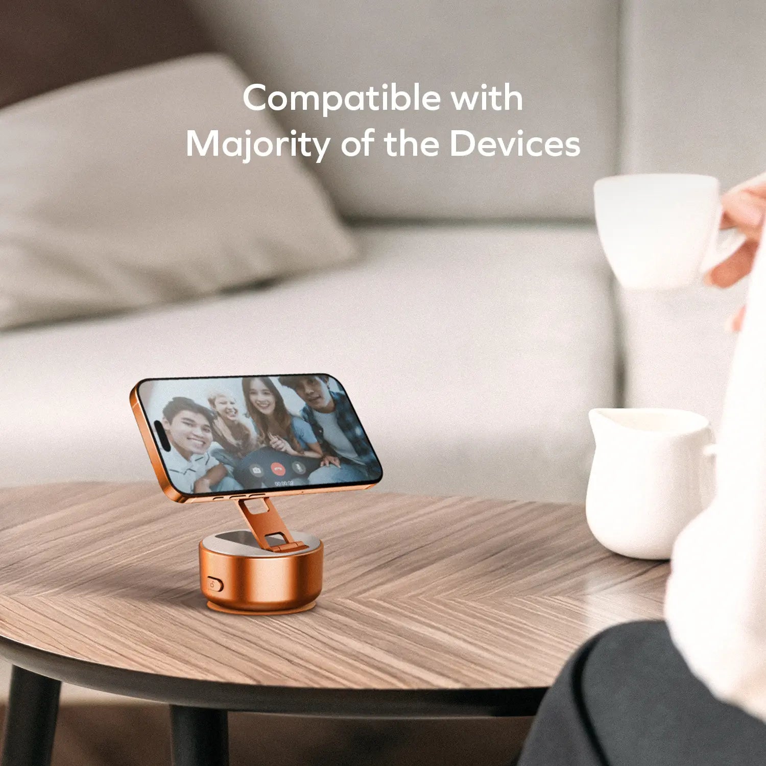 1-Snap Go Auto Suction Magnetic Phone Stand