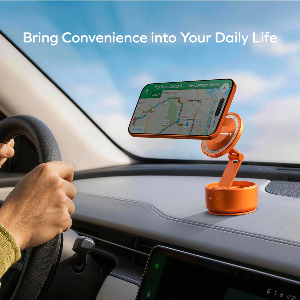 1-Snap Go Lite Suction Magnetic Phone Stand