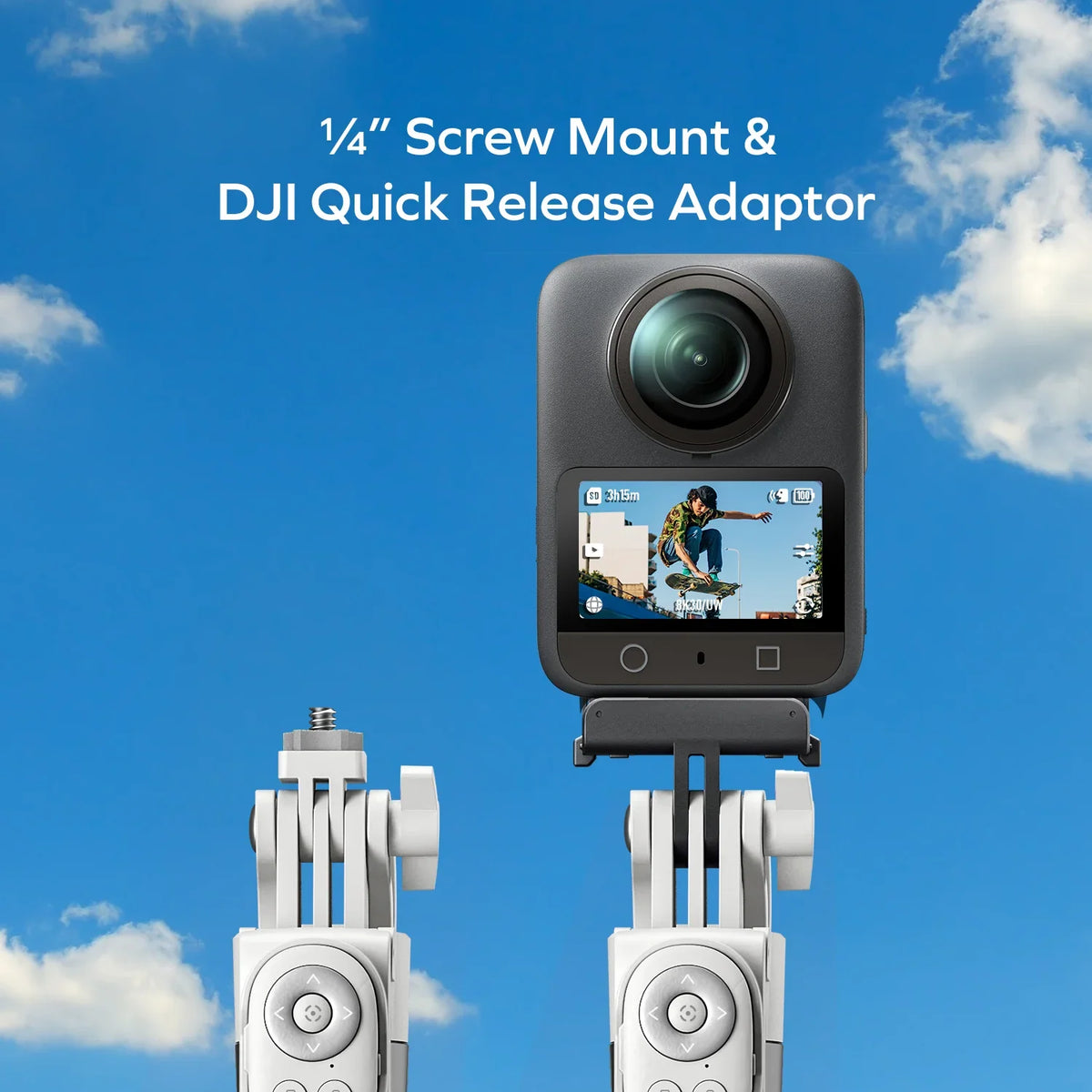 1-Snap Pole Selfies Stick Auto Tracking with Magpod Gimbal