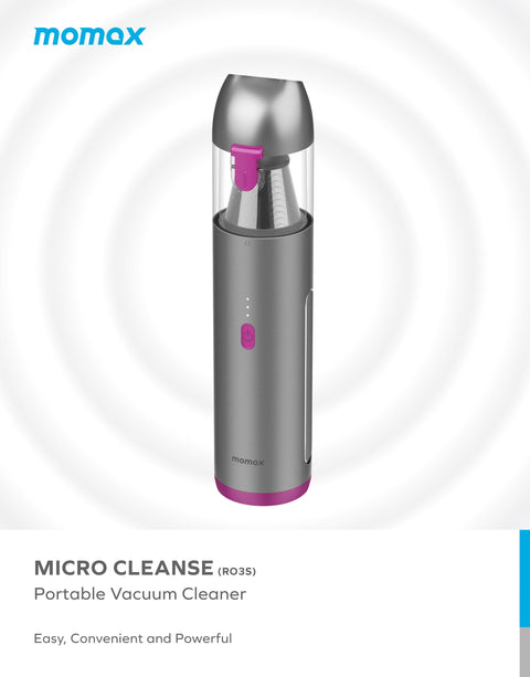Micro Cleanse Portable Mini Vacuum Cleaner RO3