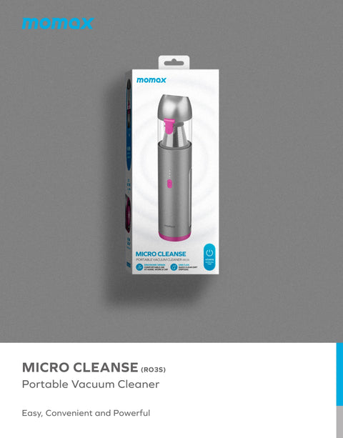 Micro Cleanse Portable Mini Vacuum Cleaner RO3