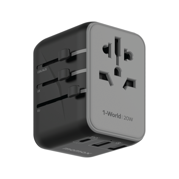 【さらにお値下げ7/20まで】momax 1 world 170w 1-World 4-Port GaN Travel Charger 170W + USB-C Cable