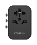 Momax 1-World 17W 4-Port + AC Travel Adapter