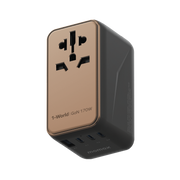 1-World 4-Port GaN Travel Charger 170W + USB-C Cable