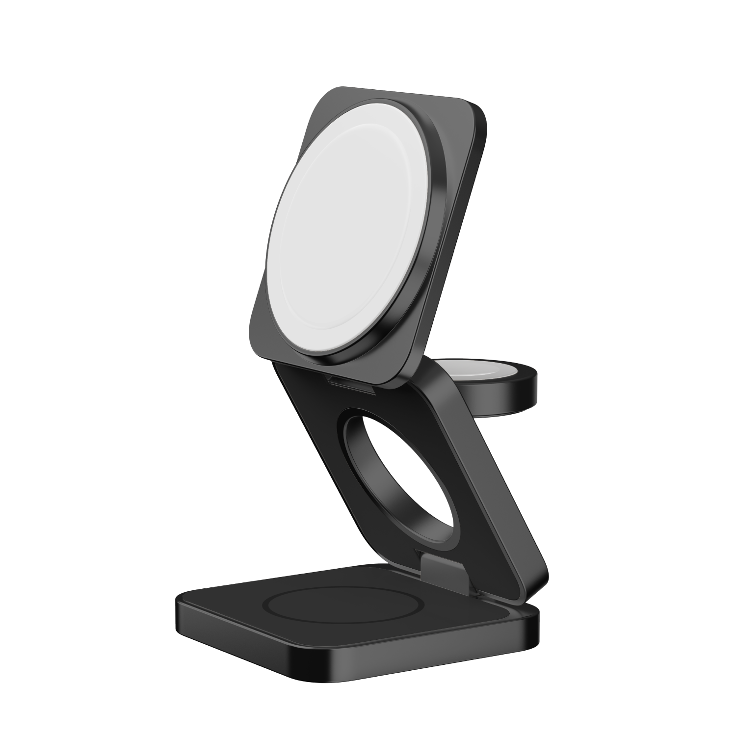 3-in-1 Foldable Qi2 15W Magnetic Wireless Charging Stand