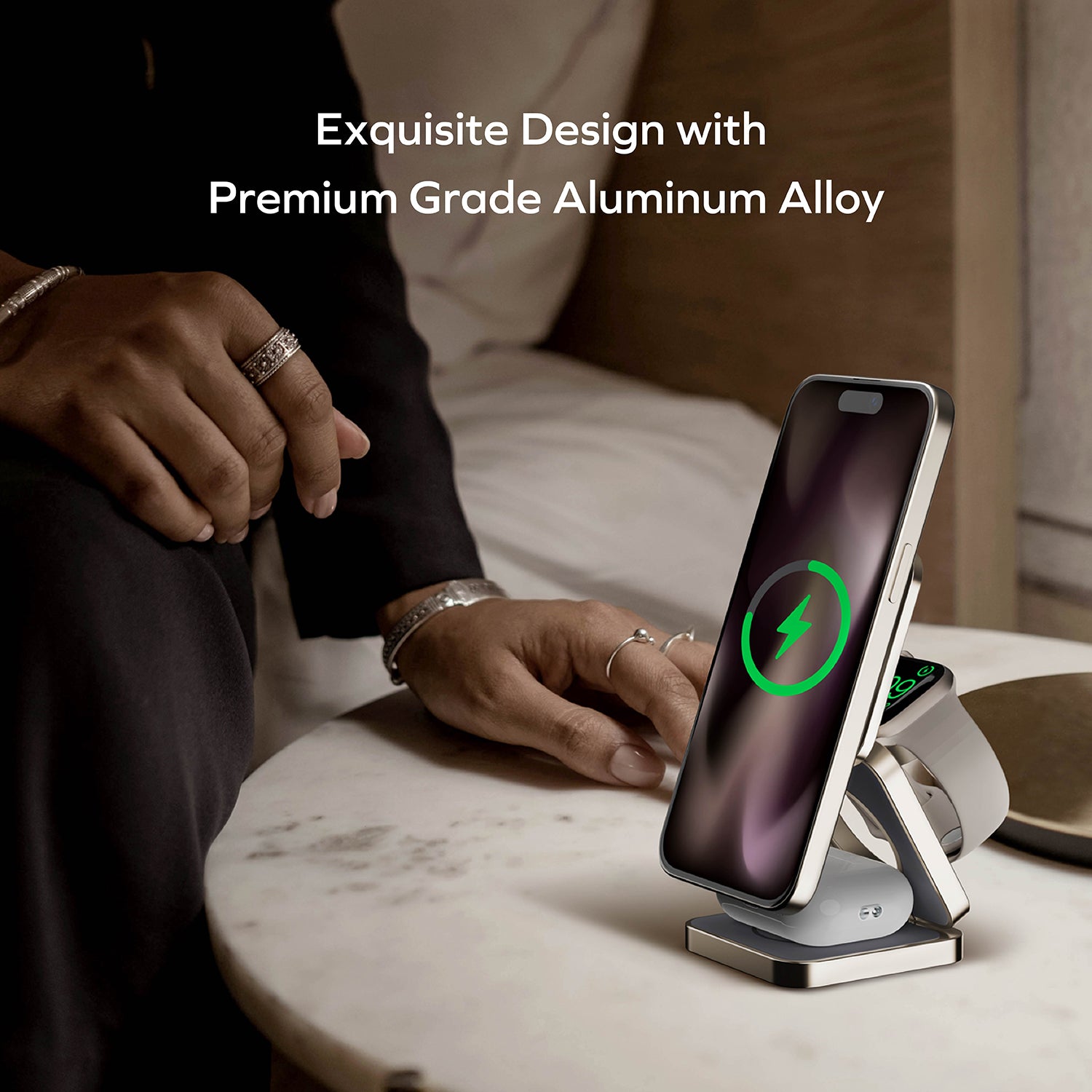 Q2.Mag | 3-in-1 Magnetic Wireless Charging Stand (Qi2 25W)