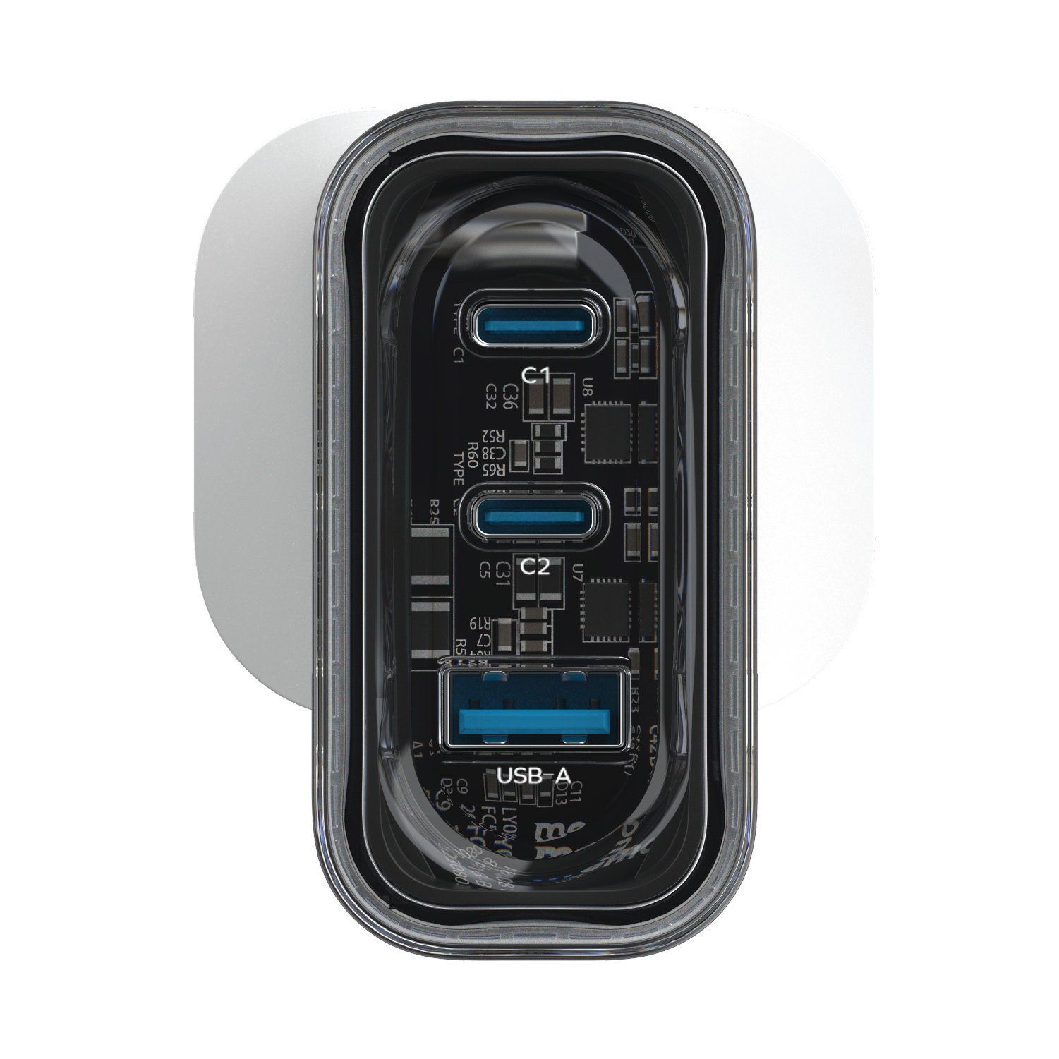 1-Charge Flow | 2-Ports Charger (GaN 80W)