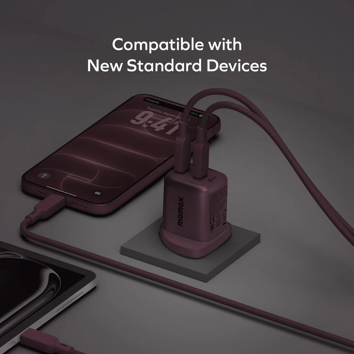 1-Charge 45W 2-Port GaN Charger (PD 3.2)