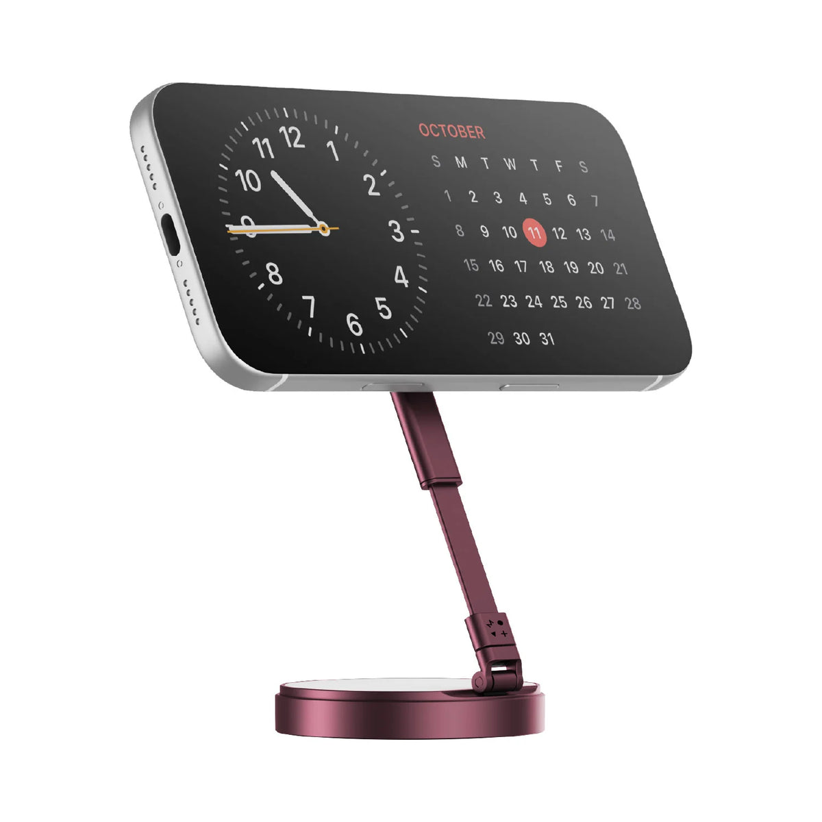 1-Snap Glow Magnetic Live Streaming Selfie Light With Foldable Stand