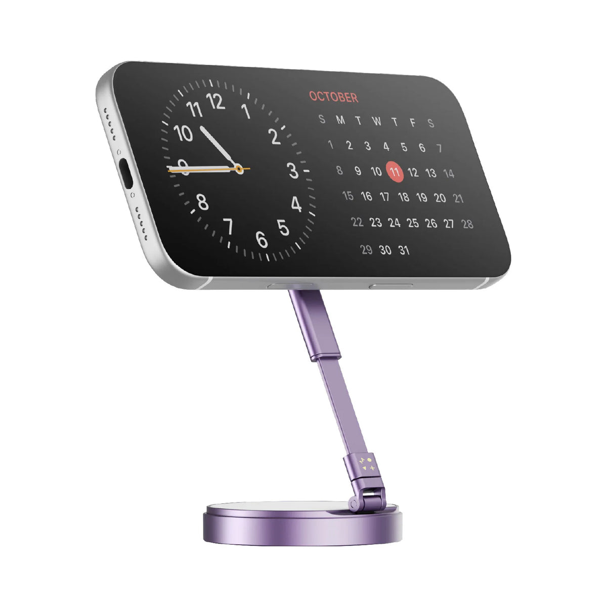 1-Snap Glow Magnetic Live Streaming Selfie Light With Foldable Stand