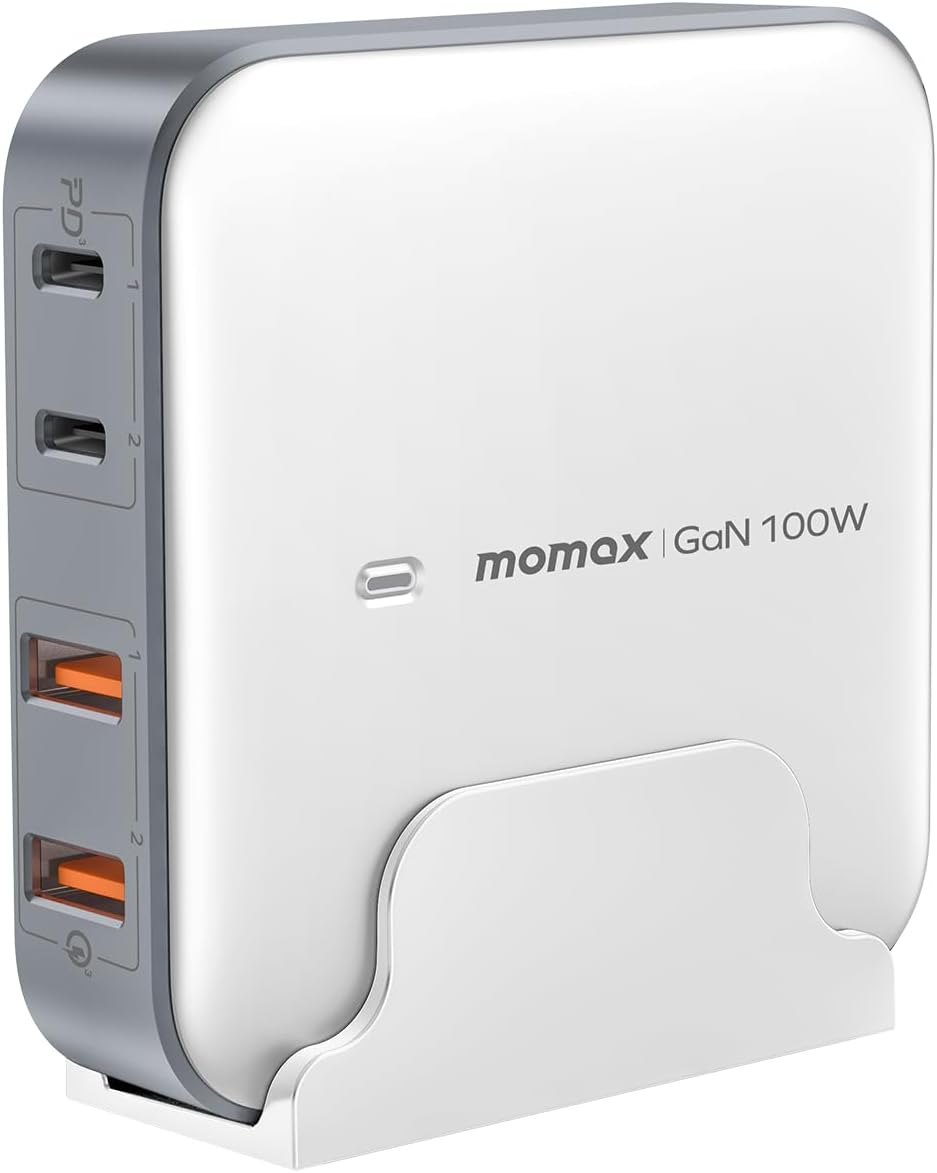 ONEPLUG 100W 4-Port GaN Desktop Charger – Momax Official