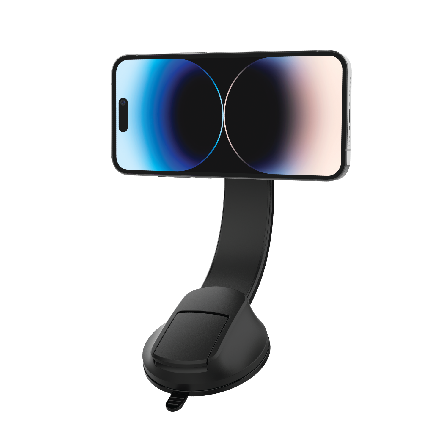 Q.Mag Mount5 | Magnetic Wireless Charging Car Mount - Suction Cup (15W)