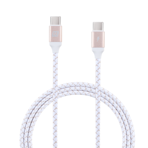 Zero USB-C to USB-C 60W Braided Fast Charging Cable (1.2M )