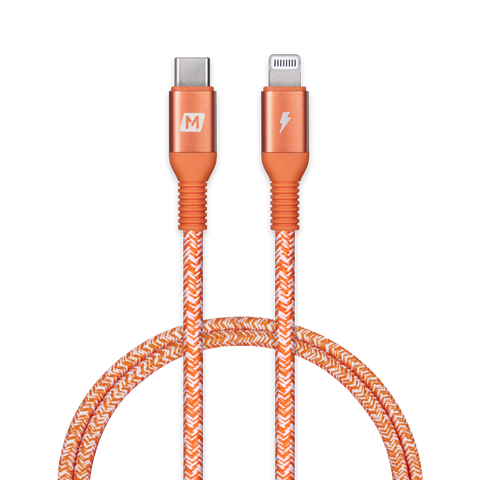 Elite Link USB C to Lightning 1.2m Nylon Braided Cable Fast Charging Cable for iPhone and iPad