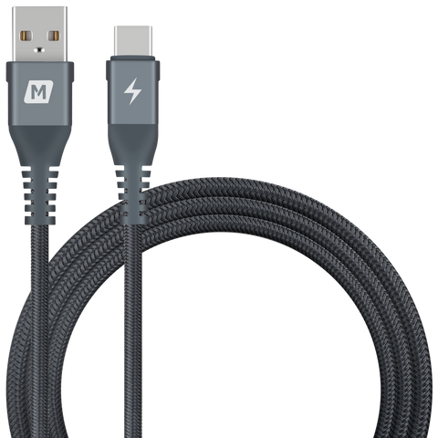 Elite Link USB A to USB-C 5A Triple Braided Cable Supports Fast Charge (1.2M)