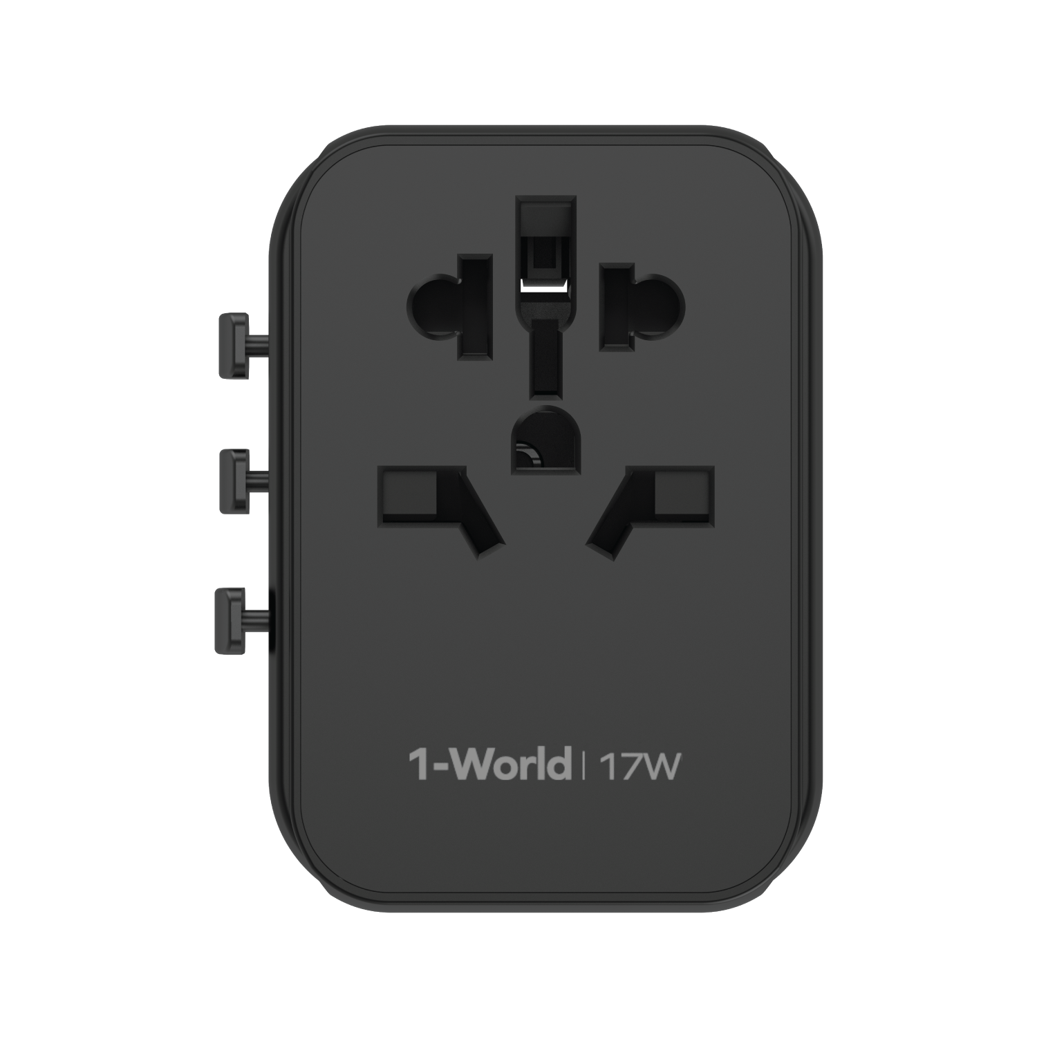 1-World | 4-Ports Travel Charger (17W)