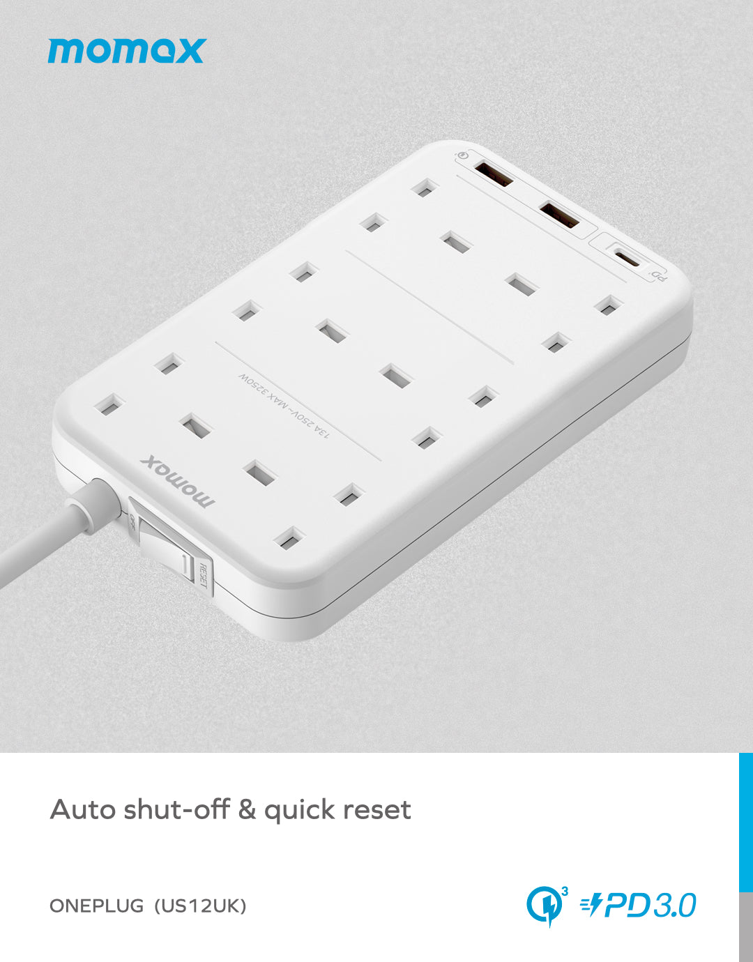 Oneplug | 6-Outlet Power Strip With USB